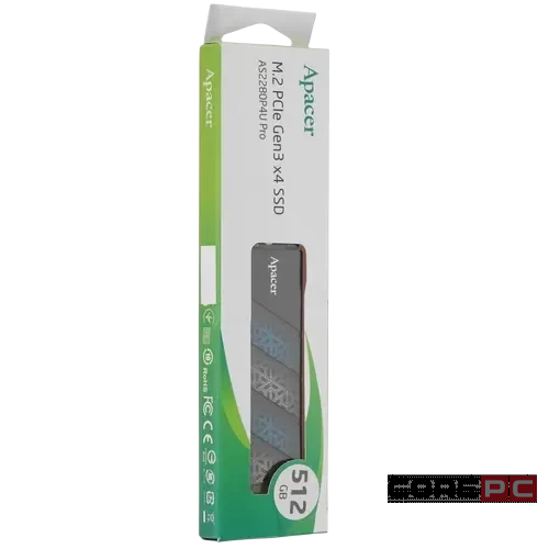 Твердотельный накопитель Apacer 512 Gb AS2280P4U M.2 (AP512GAS2280P4UPRO-1)