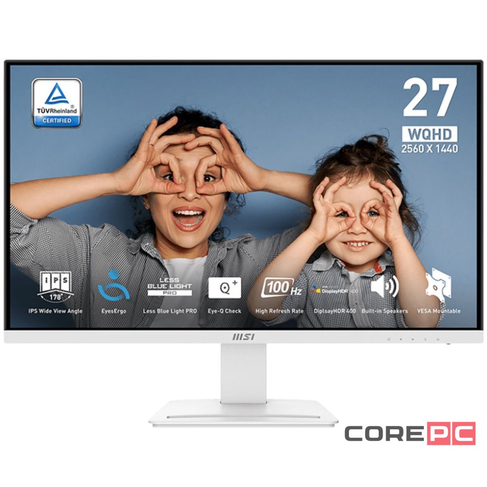 Монитор MSI 27" PRO MP273QW E2 White (9S6-3PB69H-054)