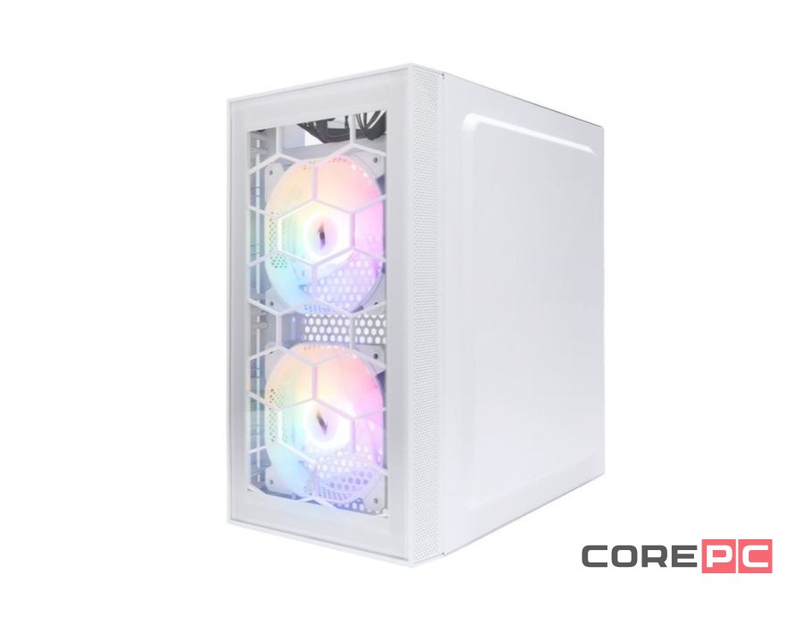 Компьютерный корпус 1STPLAYER FIREBASE X1 LED White (X1-WH-3F1-W)