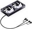 Комплект вентиляторов для корпуса JONSBO ZB-240B 2 in 1 ARGB LED Black