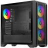 Компьютерный корпус XASTRA A500 4ARGB Black (A500-BK-FC120ARGB-4F-GL)