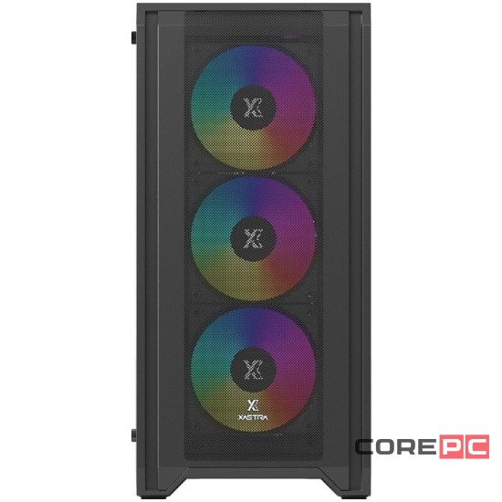 Компьютерный корпус XASTRA A500 4ARGB Black (A500-BK-FC120ARGB-4F-GL)