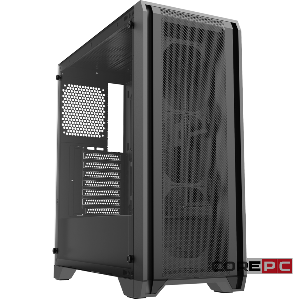 Компьютерный корпус XASTRA A500 4ARGB Black (A500-BK-FC120ARGB-4F-GL)