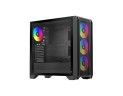 Компьютерный корпус XASTRA A500 4ARGB Black (A500-BK-FC120ARGB-4F-GL)