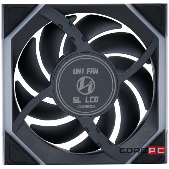 Вентилятор для корпуса Lian Li UNI FAN SL WIRELESS LCD 120 Reverse Blade ARGB Black (G99.12RSLLCD1W1B.R0)