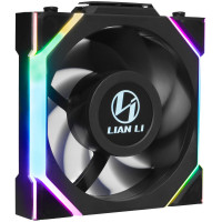 Вентилятор для корпуса Lian Li UNI FAN SL WIRELESS LCD 120 Reverse Blade ARGB Black (G99.12RSLLCD1W1B.R0)