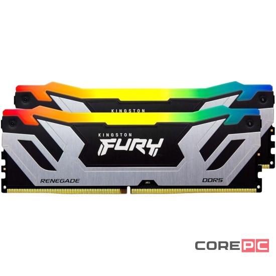 Оперативная память 48 Gb 8400 MHz Kingston FURY Renegade RGB Silver/White (KF584CU40RWAK2-48)