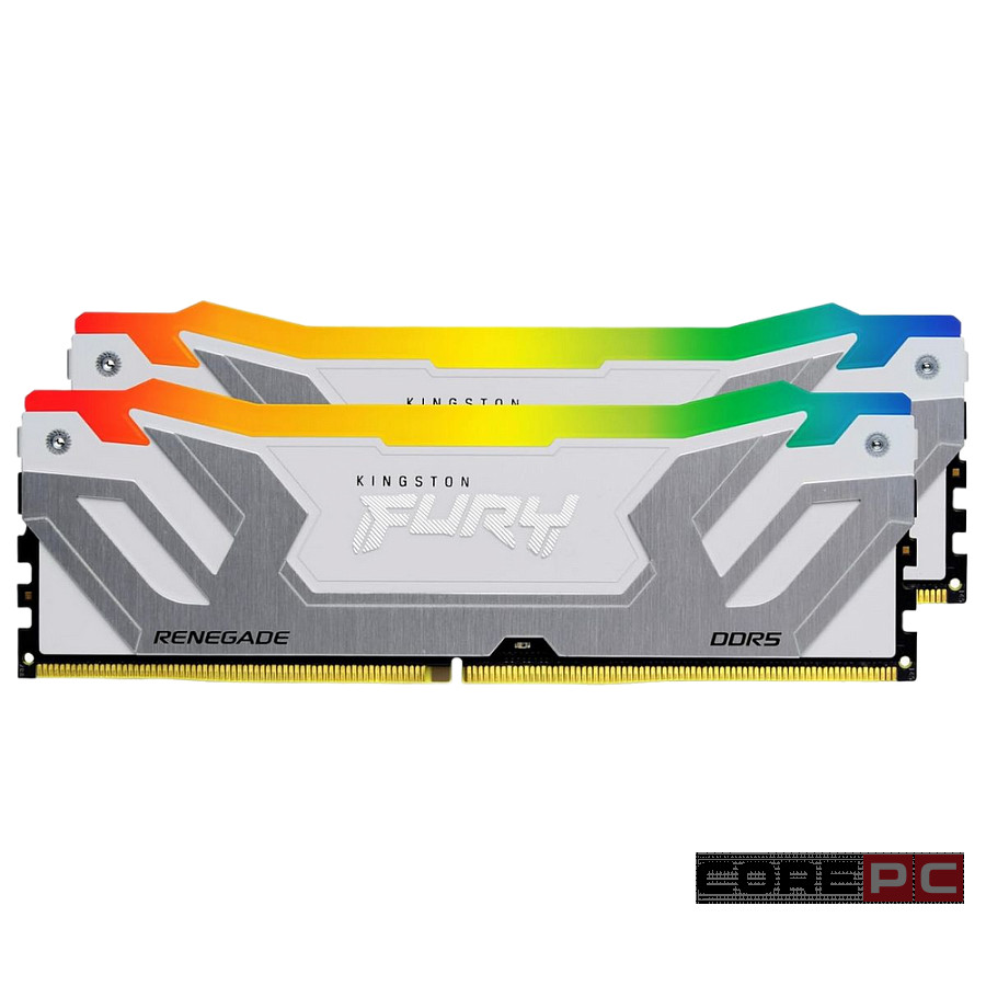 Оперативная память 48 Gb 8400 MHz Kingston FURY Renegade RGB Silver/White (KF584CU40RWAK2-48)