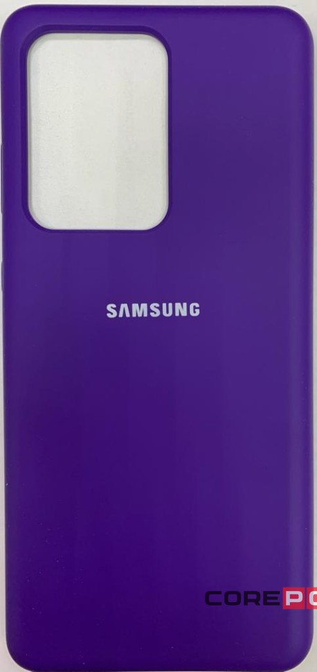 Накладка для Samsung Galaxy S20 Ultra Silicone cover фиолетовая
