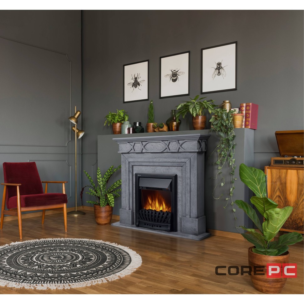 Портал Firelight Antico Classic серый