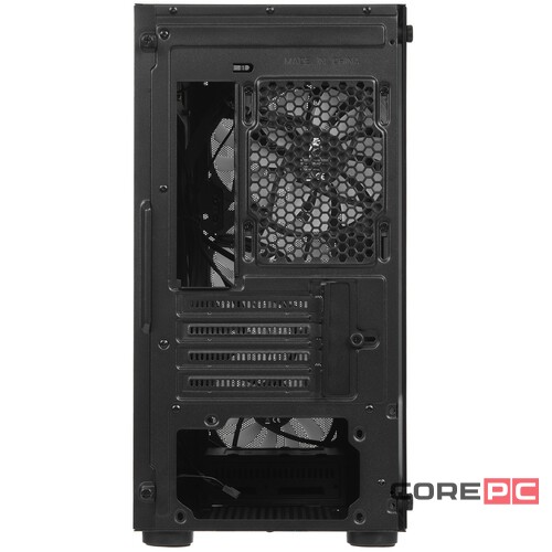 Компьютерный корпус 1STPLAYER FIREBASE X3-M TG LED Black (X3-M-BK-4F1)