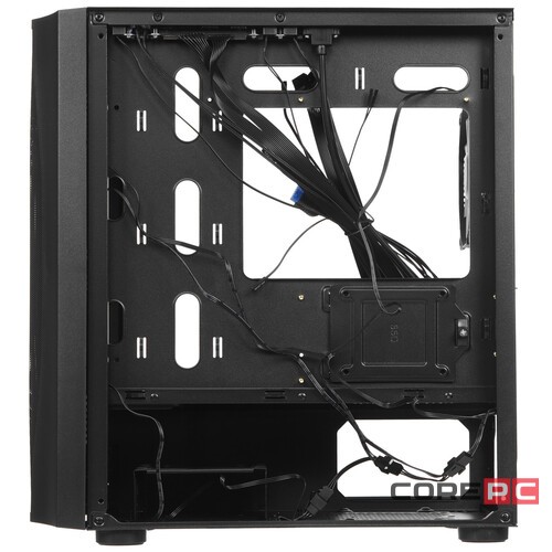 Компьютерный корпус 1STPLAYER FIREBASE X3-M TG LED Black (X3-M-BK-4F1)