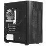 Компьютерный корпус 1STPLAYER FIREBASE X3-M TG LED Black (X3-M-BK-4F1)