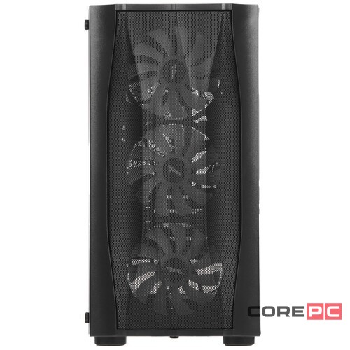 Компьютерный корпус 1STPLAYER FIREBASE X3-M TG LED Black (X3-M-BK-4F1)