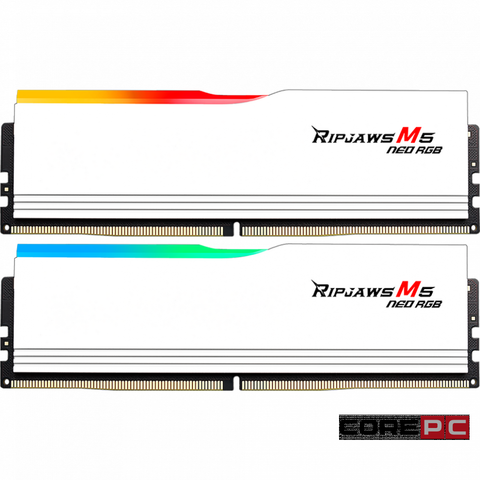 Оперативная память 32 Gb 6000 MHz G.Skill RIPJAWS M5 NEO RGB White (F5-6000J3636F16GX2-RM5NRW)