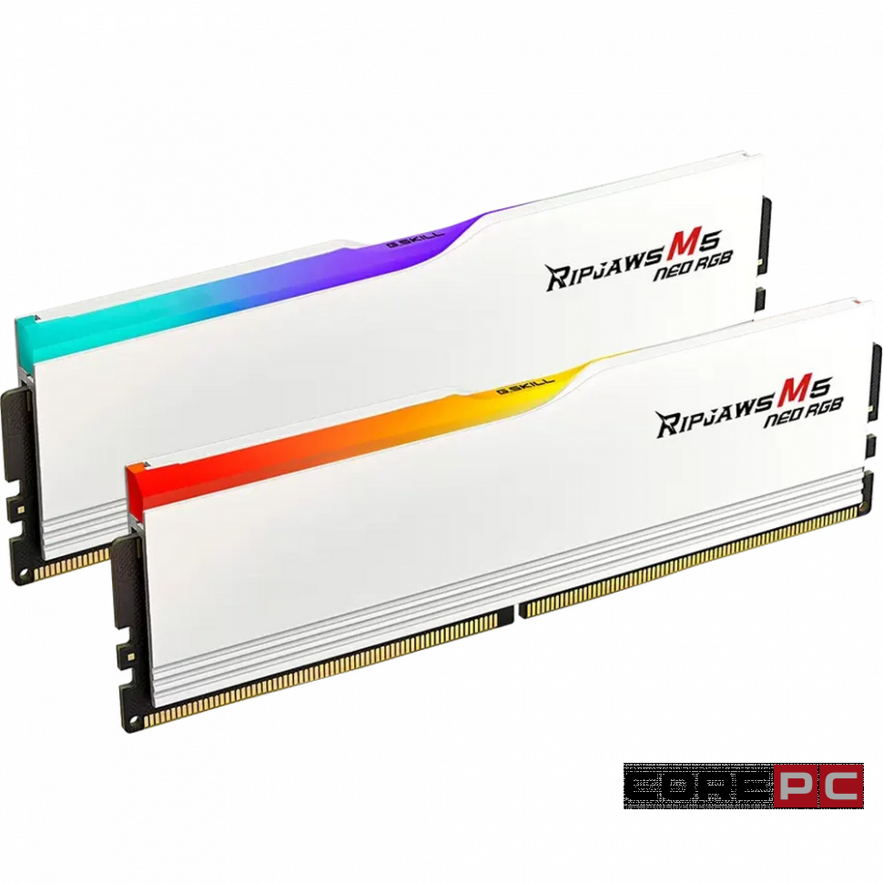 Оперативная память 32 Gb 6000 MHz G.Skill RIPJAWS M5 NEO RGB White (F5-6000J3636F16GX2-RM5NRW)