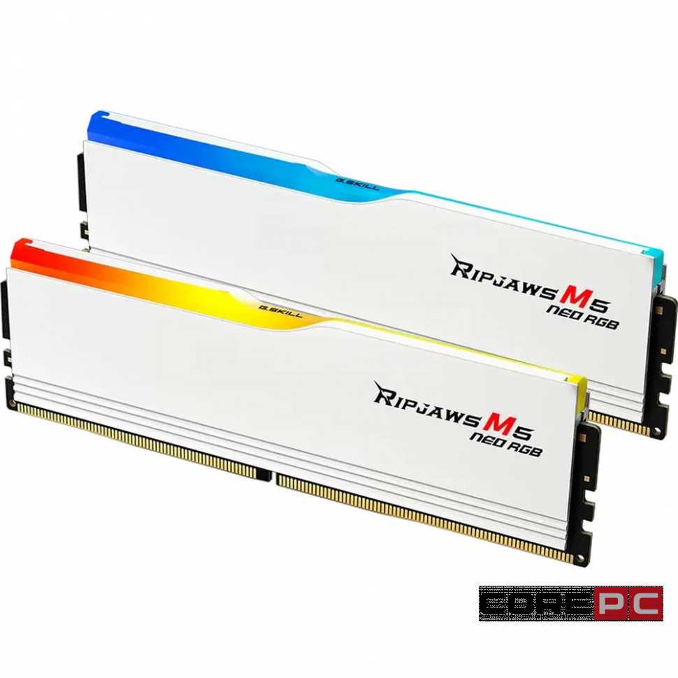 Оперативная память 32 Gb 6000 MHz G.Skill RIPJAWS M5 NEO RGB White (F5-6000J3636F16GX2-RM5NRW)