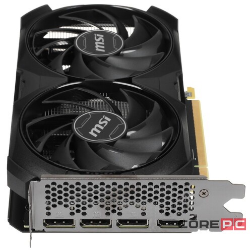 Видеокарта MSI (RTX 4060 Ti VENTUS 2X BLACK 16G OC) GeForce RTX 4060 Ti 16GB VENTUS 2X BLACK OC