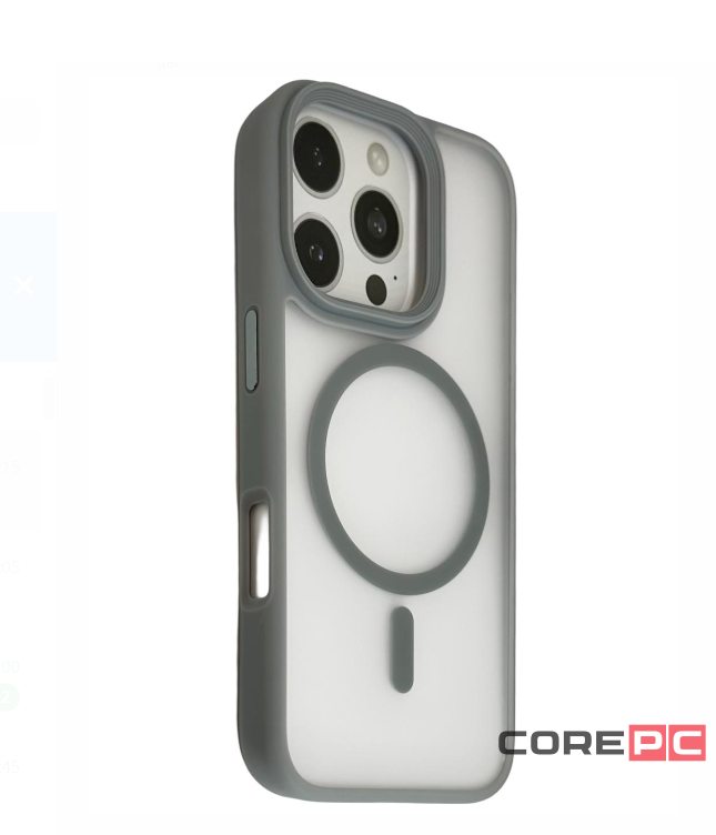 Накладка для i-Phone 16 Pro Keephone Mago Pro MagSnap серый