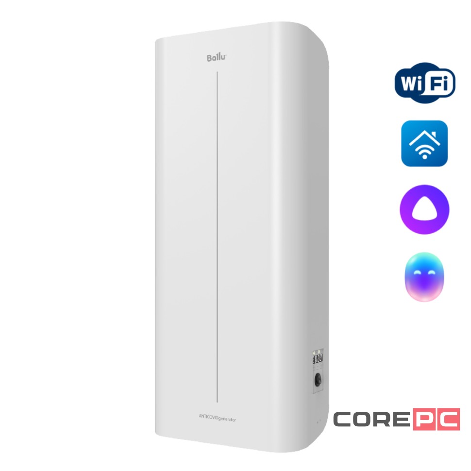Бактерицидный рециркулятор Ballu RDU-150D WiFi ANTICOVIDgenerator, white