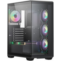 Компьютерный корпус XASTRA Q600 6ARGB-C10-UC Black (Q600-6FM12A-C10-UC)
