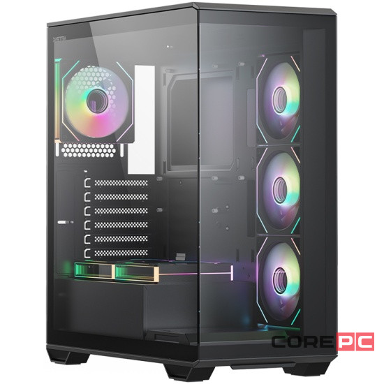 Компьютерный корпус XASTRA Q600 6ARGB-C10-UC Black (Q600-6FM12A-C10-UC)