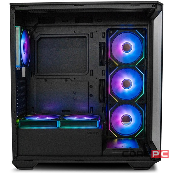 Компьютерный корпус XASTRA Q600 6ARGB-C10-UC Black (Q600-6FM12A-C10-UC)