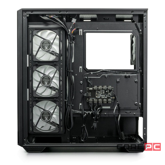 Компьютерный корпус XASTRA Q600 6ARGB-C10-UC Black (Q600-6FM12A-C10-UC)