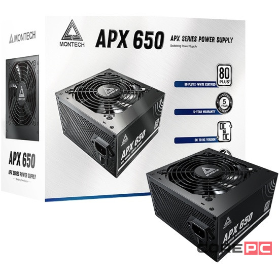 Блок питания Montech 650W APX Black (XWYA11-650W)
