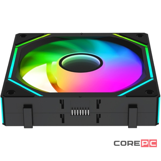 Комплект вентиляторов для корпуса Ocypus Gamma F12 UNI BK ARGB Black (Gamma-F12-BK3AM00U-GL)