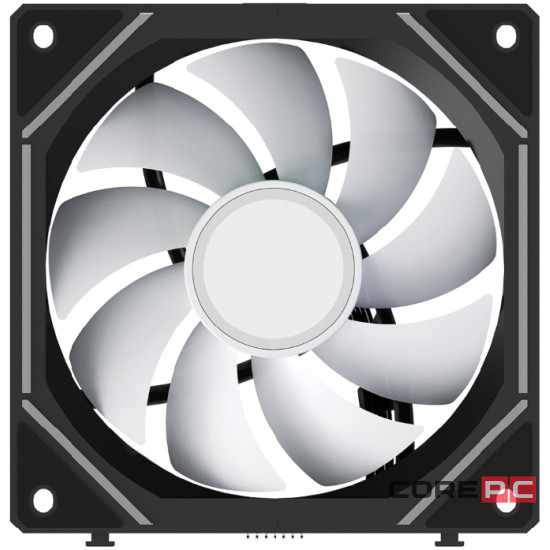 Комплект вентиляторов для корпуса Ocypus Gamma F12 UNI BK ARGB Black (Gamma-F12-BK3AM00U-GL)