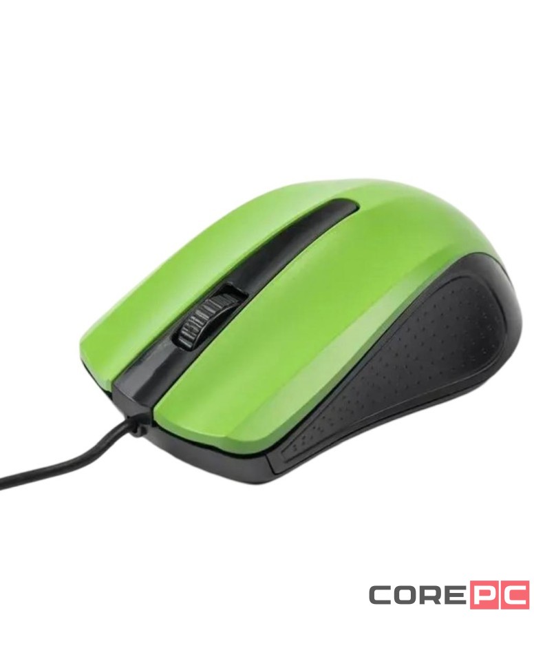 Мышь проводная Perfeo Rainbow USB/DPI 1000/3 кнопки/1.8м черно-зеленая