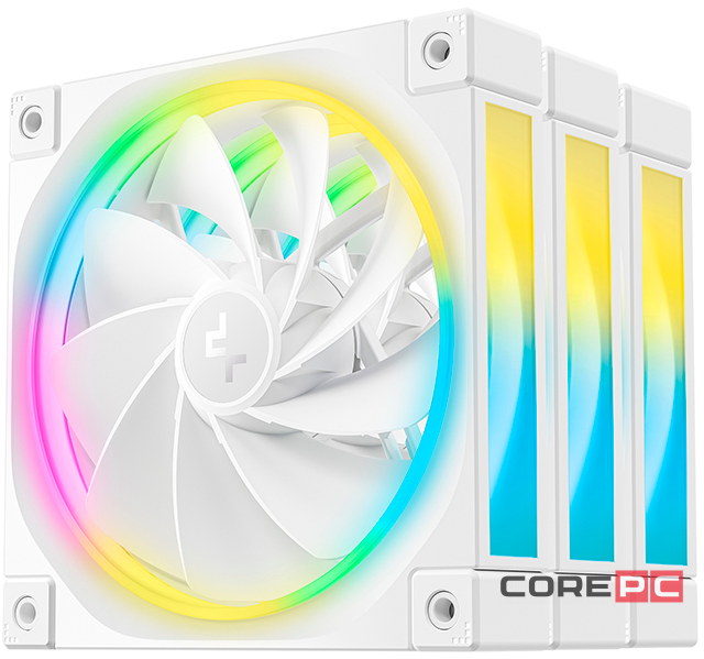 Комплект вентиляторов для корпуса Deepcool Reverse ARGB White (FL12R WH-3 IN 1)