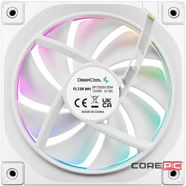Комплект вентиляторов для корпуса Deepcool Reverse ARGB White (FL12R WH-3 IN 1)