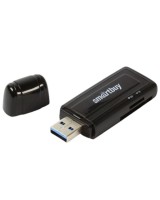 Картридер Smartbuy 705, USB 3.0 - SD/microSD (SBR-705-K) черный