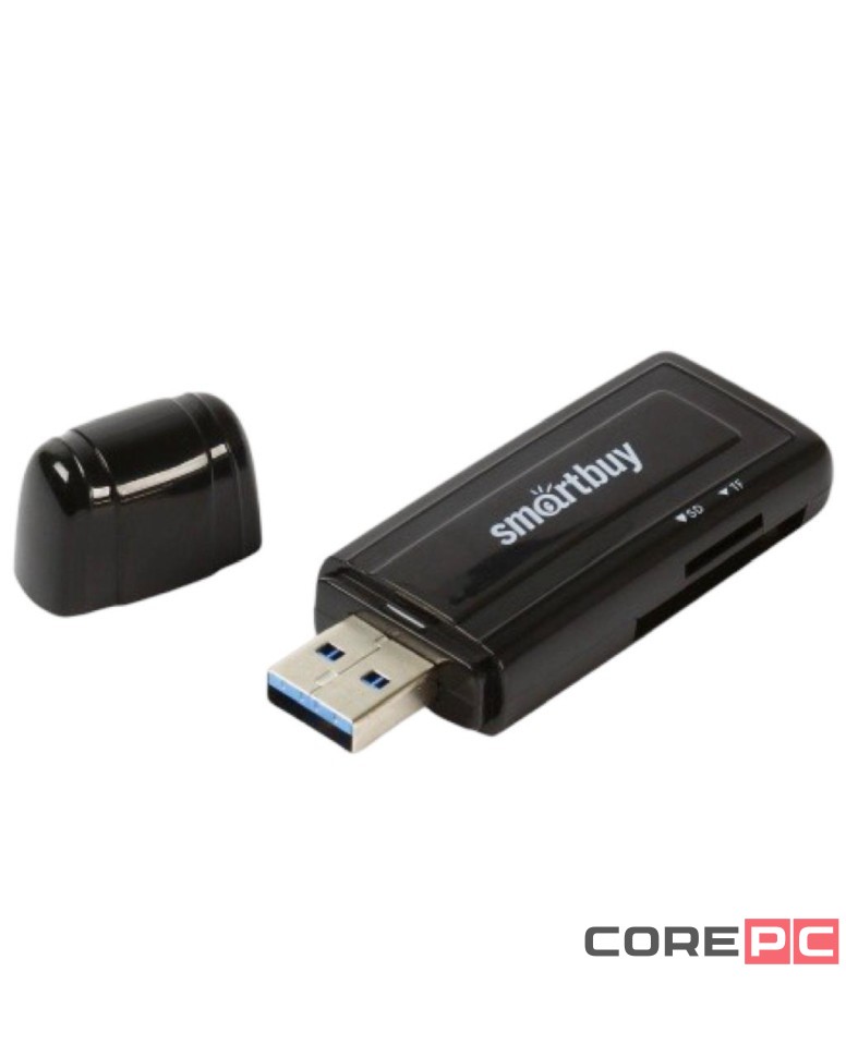 Картридер Smartbuy 705, USB 3.0 - SD/microSD (SBR-705-K) черный