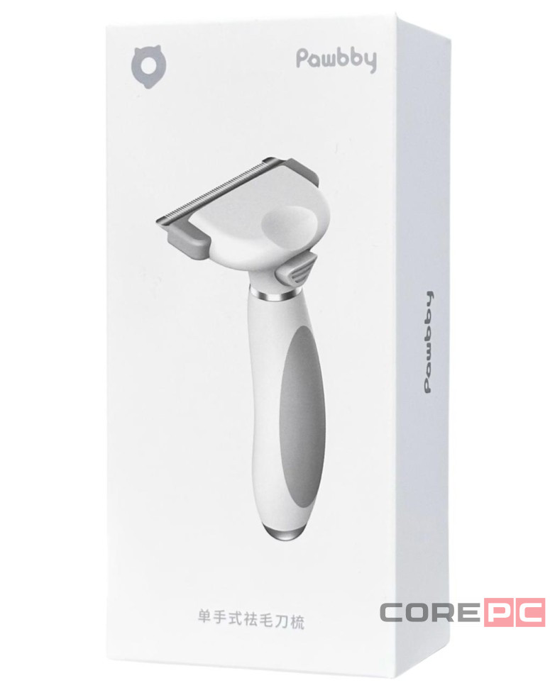 Расческа для груминга животных Xiaomi Pawbby Pet DE-shedding brush (MG-PCO001-GL) белая