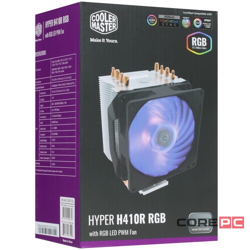 Кулер для процессора Cooler Master HYPER H410R RR-H410-20PC-R1