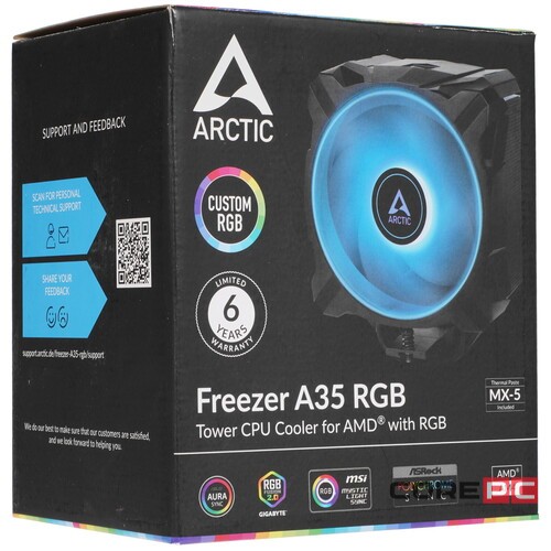 Кулер для процессора Arctic Cooling FREEZER A35 RGB AM4 ACFRE00114A