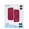 Powerbank с беспроводной зарядкой MagSafe Maxco MP26 5000mAh 15W красный