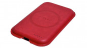 Powerbank с беспроводной зарядкой MagSafe Maxco MP26 5000mAh 15W красный