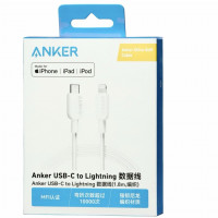 Usb Кабель-зарядка Type-C на Lightning Anker (A81A6P21) 1.8м белый