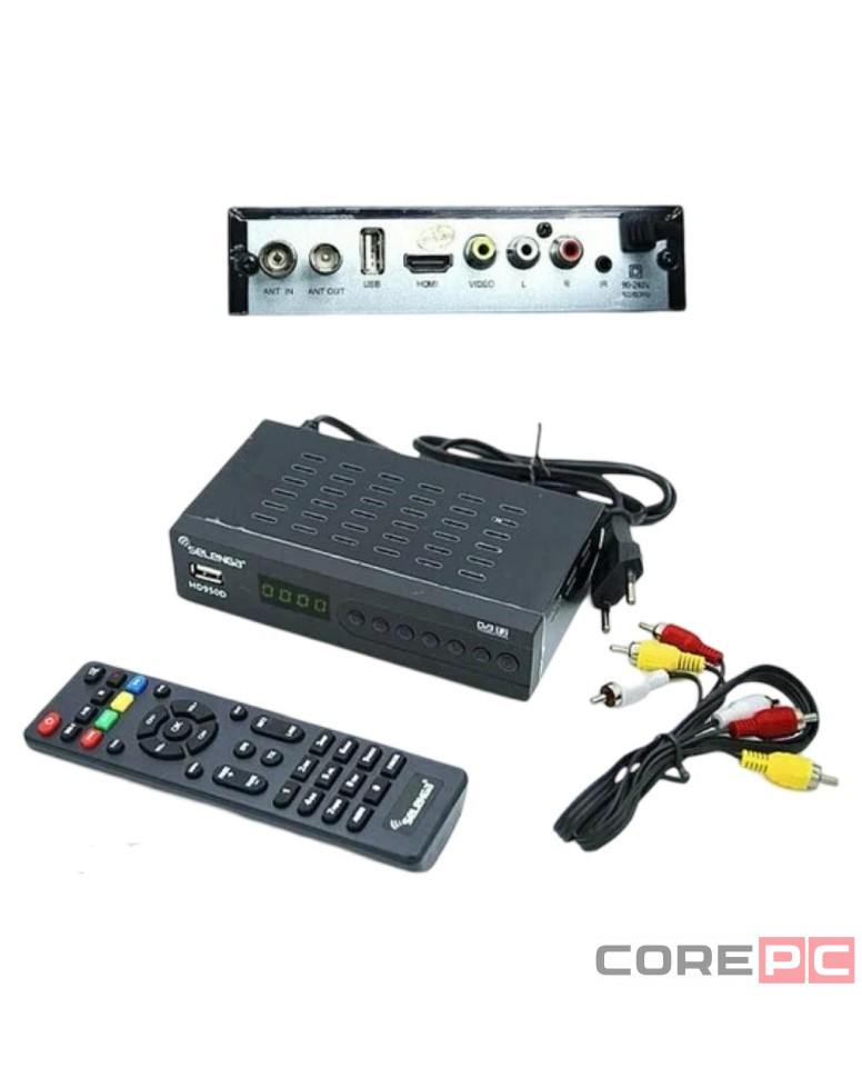 ТВ-приставка для приема цифрового телевидения Selenga HD950D