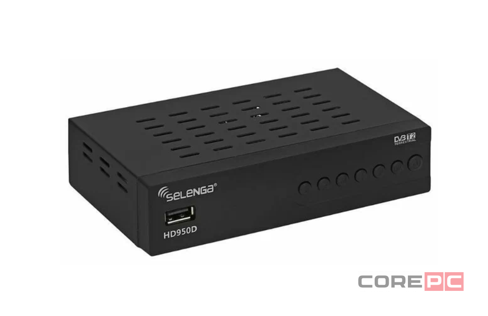 ТВ-приставка для приема цифрового телевидения Selenga HD950D
