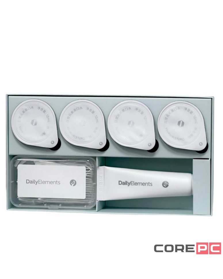 Набор для ухода за полостью рта Xiaomi Daily Elements Oral Care (паста, ополаскиватель, зубная нить)