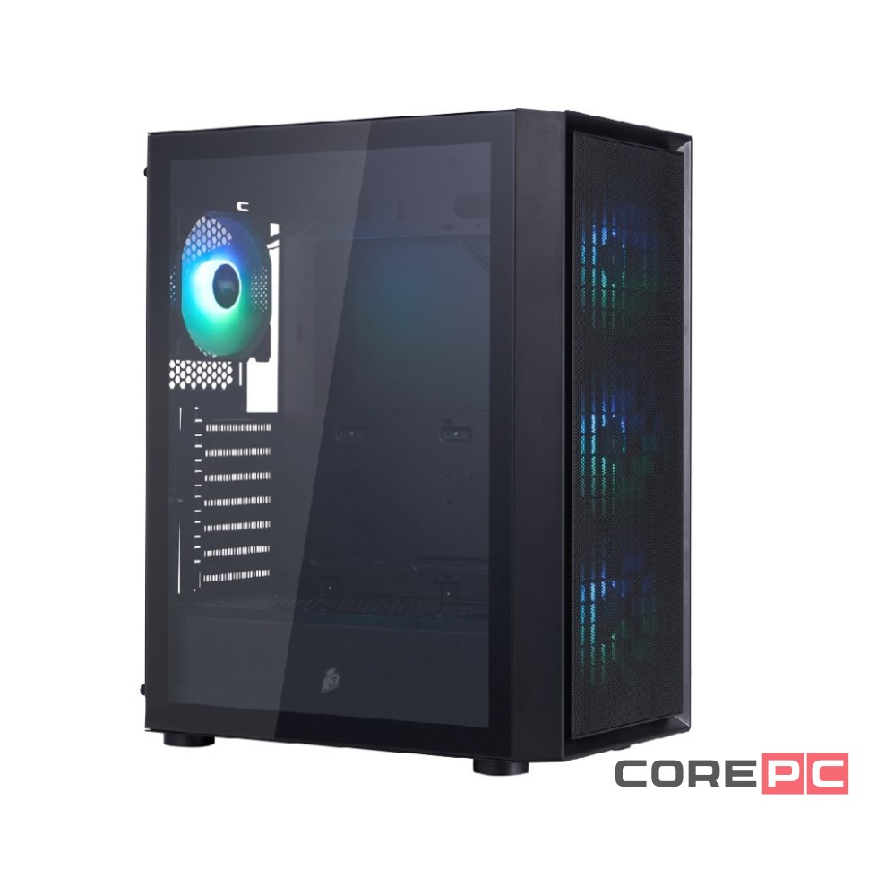 Компьютерный корпус 1STPLAYER GO6 ARGB Black (GO6-BK-4F7)