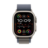 Apple Watch Ultra 2 49 mm Natural Titanium Case Blue Alpine Loop (M)