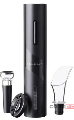 Винный набор аксессуаров Xiaomi Circle Joy Black Warrior Electric Wine Opener Gift Set 4 в1 (CJ-TZ07) (черный)