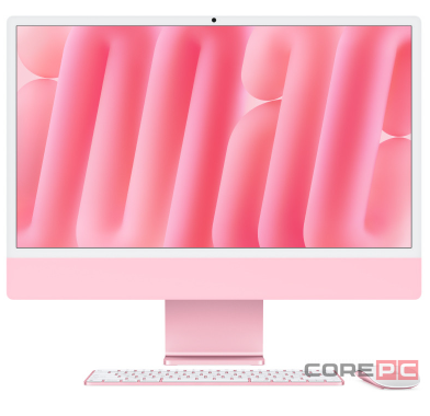 Apple iMac 24" with Retina 4.5K (M4 10C CPU, 10C GPU/16GB/512GB) (Pink) (MWV53/Z1ER000LG)