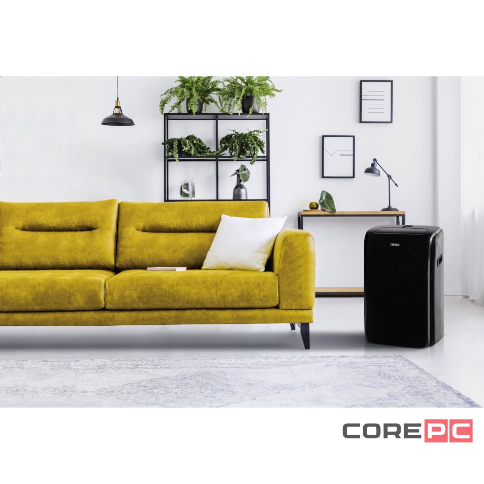 Кондиционер мобильный Zanussi Massimo Solar Black Wi-Fi ZACM-12 MS-H/N1 Black